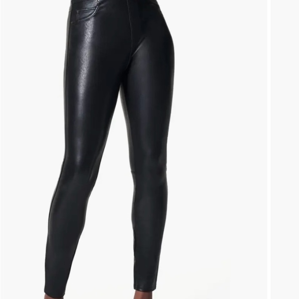 Spanx faux leather leggings